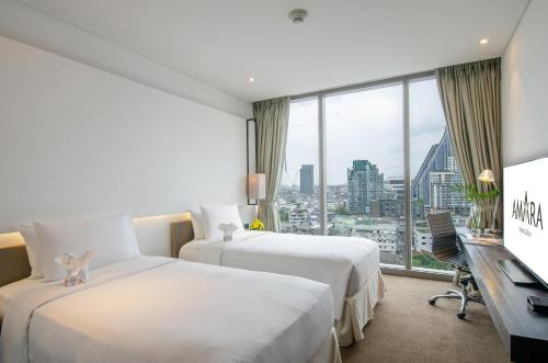 Habitación Doble Deluxe - 2 camas del hotel Amara Bangkok - Sha Plus