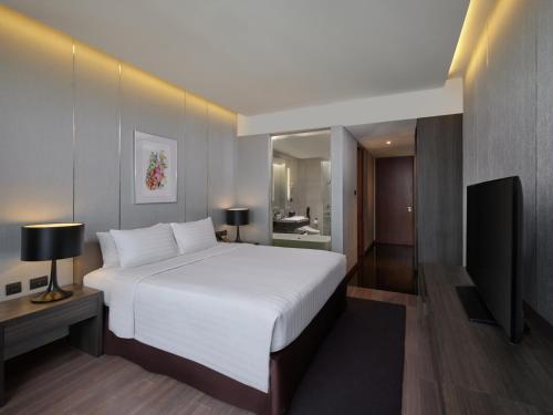 Habitación Doble Club con acceso al salón - 1 o 2 camas del hotel Amara Bangkok - Sha Plus. Foto 9