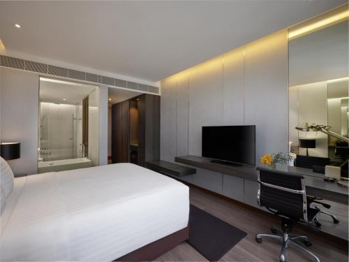 Habitación Doble Club con acceso al salón - 1 o 2 camas del hotel Amara Bangkok - Sha Plus. Foto 10