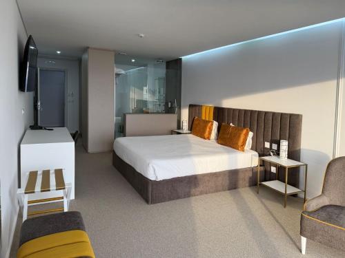 Habitación Deluxe del hotel and Spa Alfandega Douro Valley