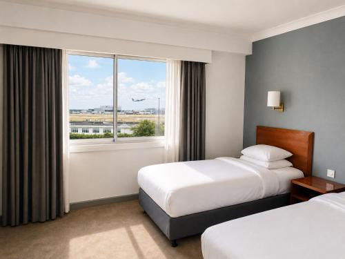 Classic Twin Room with Airport View - Non - Smoking del hotel Best Western London Heathrow Ariel