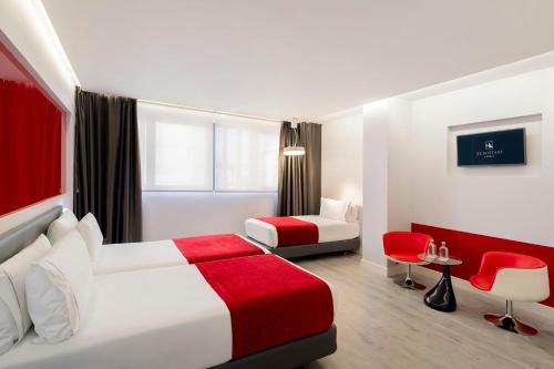 Habitación Doble con cama supletoria - 1 o 2 camas del hotel Eurostars Central. Foto 2