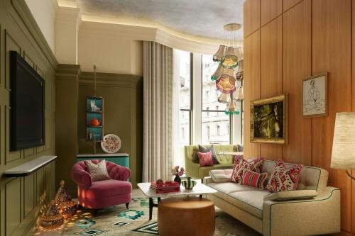 Suite King tipo Townhouse con vista a la ciudad del hotel Corus Hyde Park. Foto 4