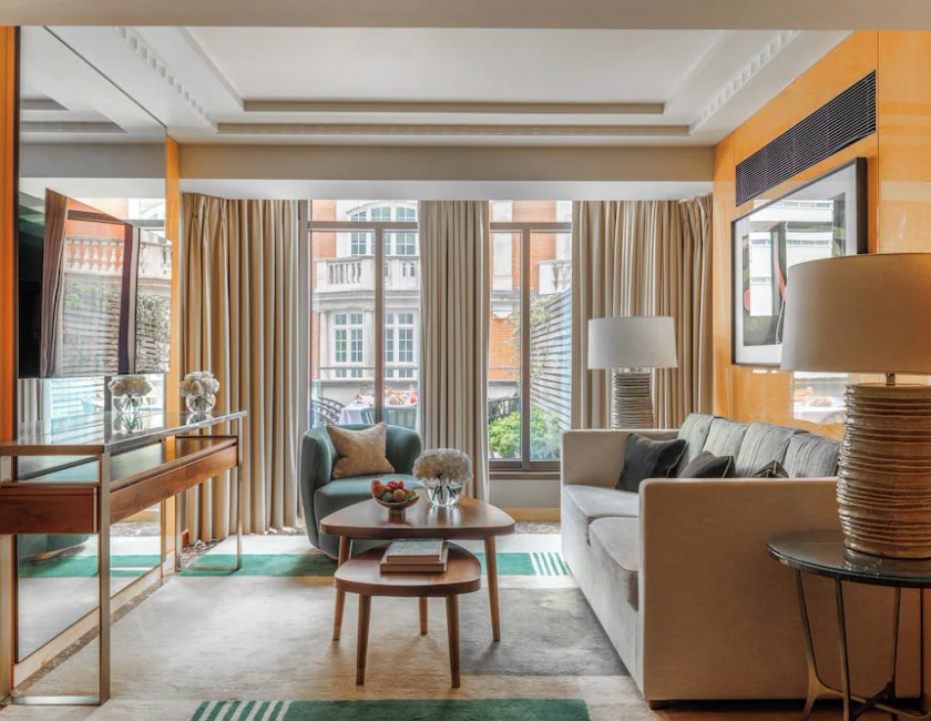 Suite estudio, terraza del hotel Four Seasons London At Park Lane. Foto 3
