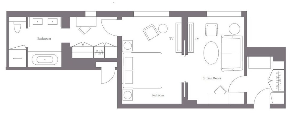 Suite junior (Deluxe) del hotel The Dorchester. Foto 2
