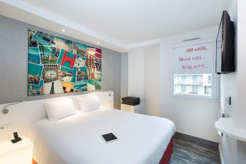 Habitación Estándar con 1 cama doble del hotel Ibis Styles Blois Centre Gare. Foto 1