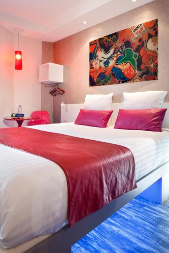 Habitación Estándar con 1 cama doble del hotel Ibis Styles Blois Centre Gare. Foto 11