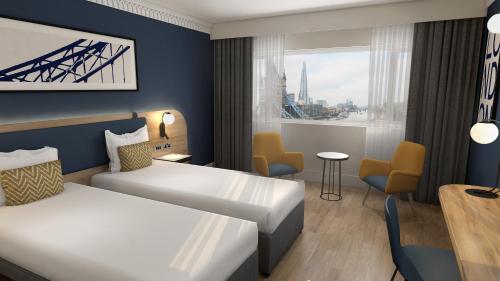 Executive Twin Room, with Bridge View del hotel The Tower, by Thistle. Foto 3