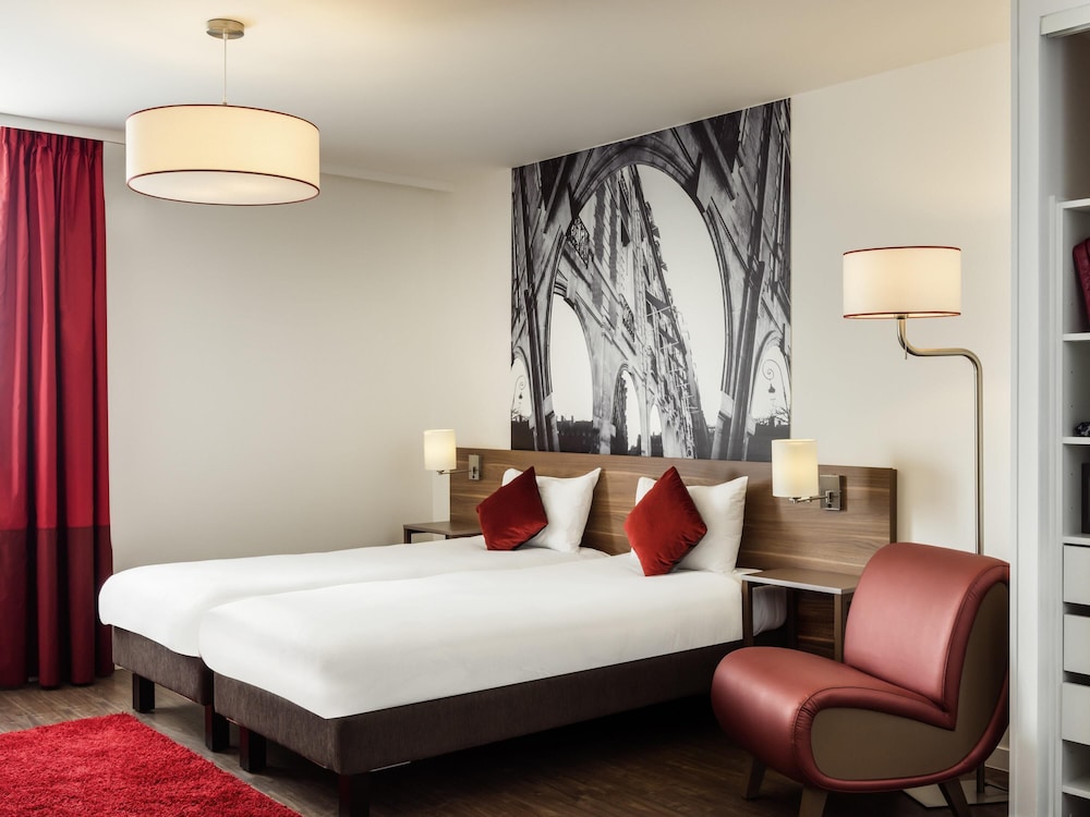 Estudio, 2 camas individuales del hotel Adagio La Defense Courbevoie