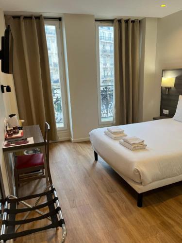 Habitación Doble del hotel Hipotel Paris Voltaire Bastille. Foto 15