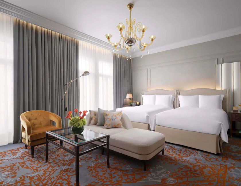 Habitación de lujo doble, 2 camas de matrimonio (419sf, 39sm) del hotel The Savoy. Foto 2