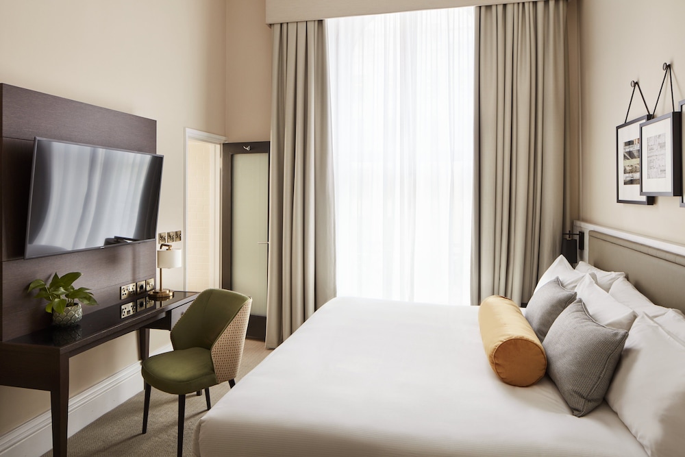 Habitación clásica, 1 cama de matrimonio grande del hotel The Clermont London, Victoria. Foto 4