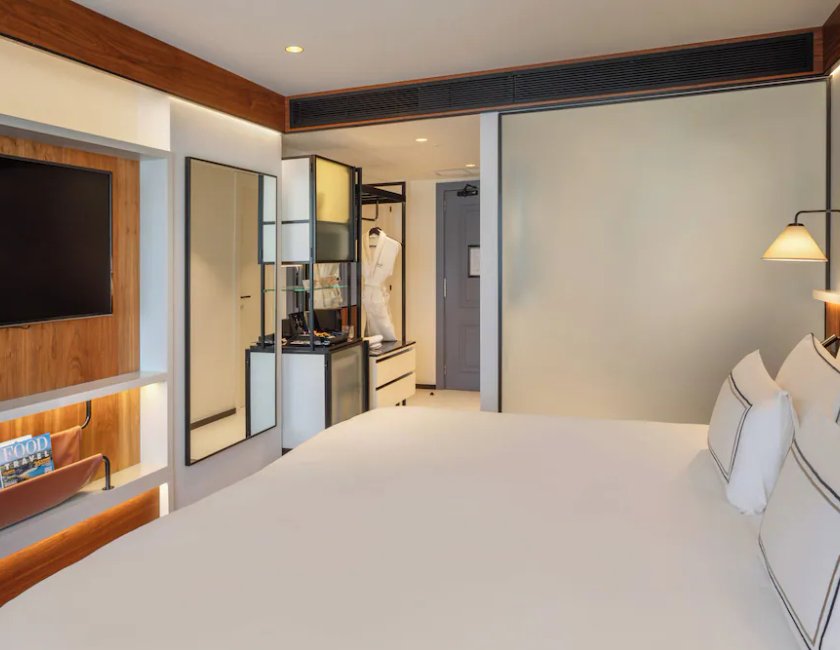 Habitación doble 1 Cama king Vista ciudad Premium The Level del hotel Melia White House. Foto 6