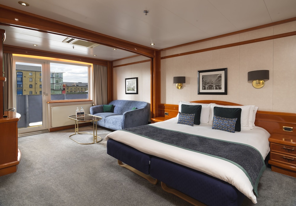 Habitación ejecutiva, 1 cama de matrimonio grande (Dockview) del hotel Sunborn London