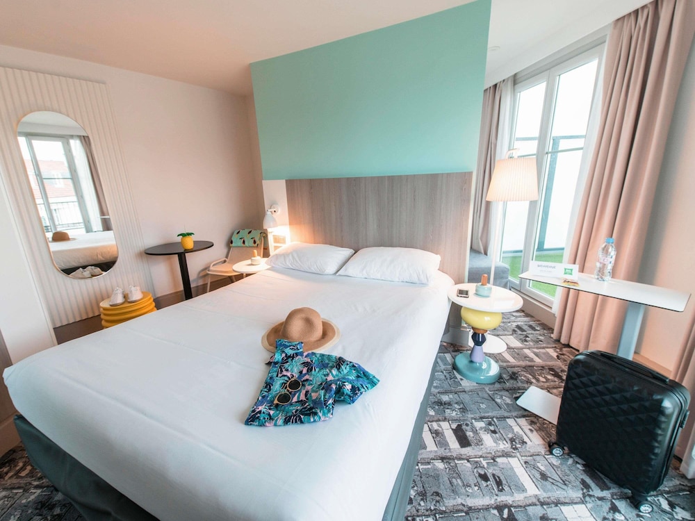 Habitación estándar con cama grande para una o dos personas del hotel Ibis Styles Nice Centre Gare. Foto 3