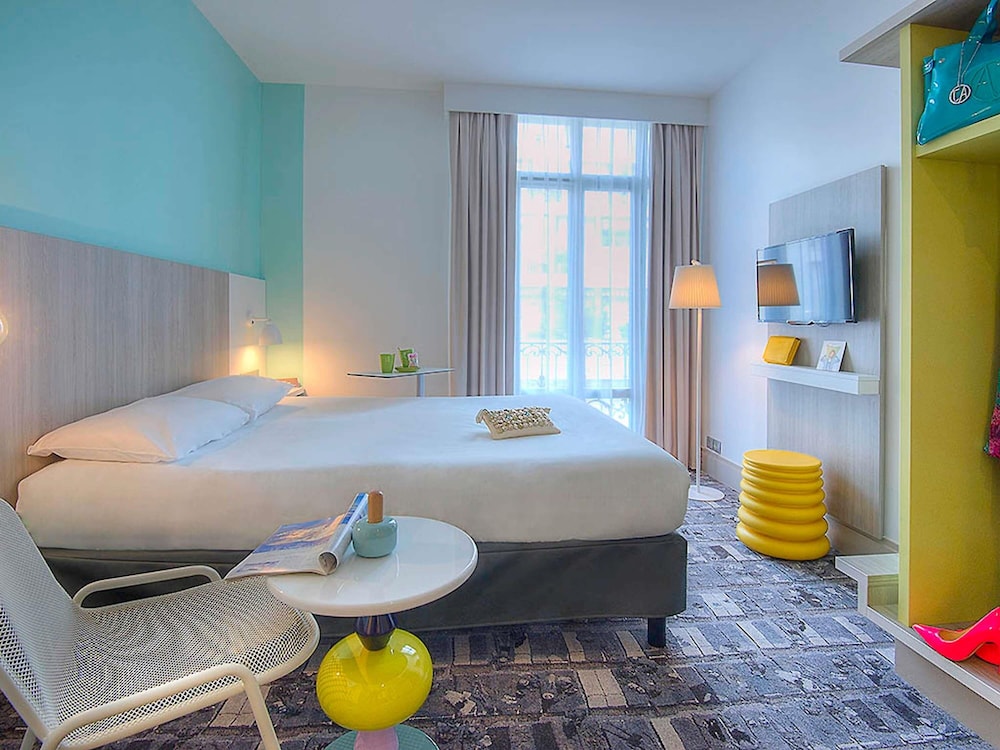Habitación estándar con una cama individual del hotel Ibis Styles Nice Centre Gare