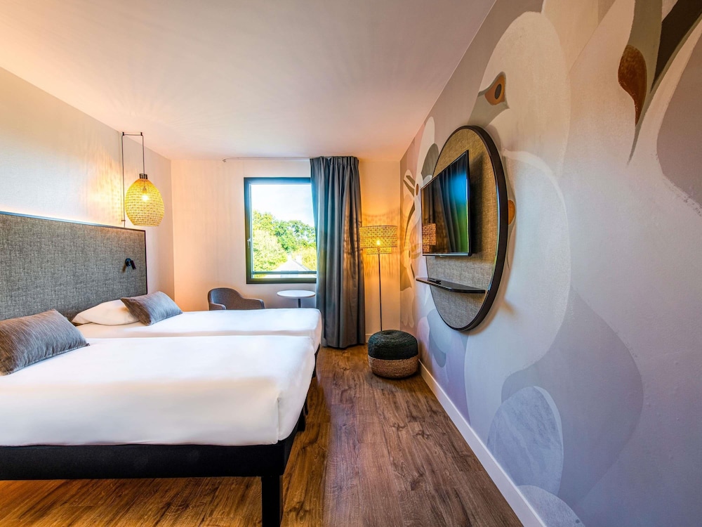 Habitación estándar con 2 camas individuales del hotel Ibis Styles Rennes Cesson
