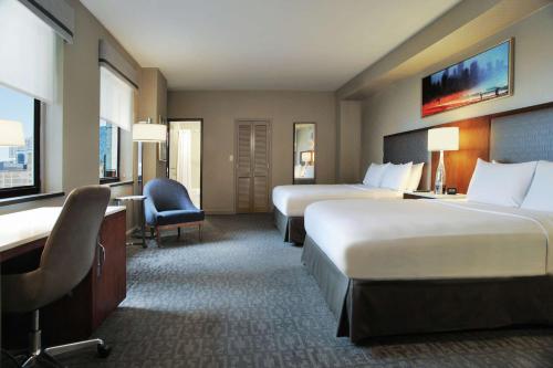 Habitación Superior con 2 camas grandes - Planta superior del hotel Hilton Chicago