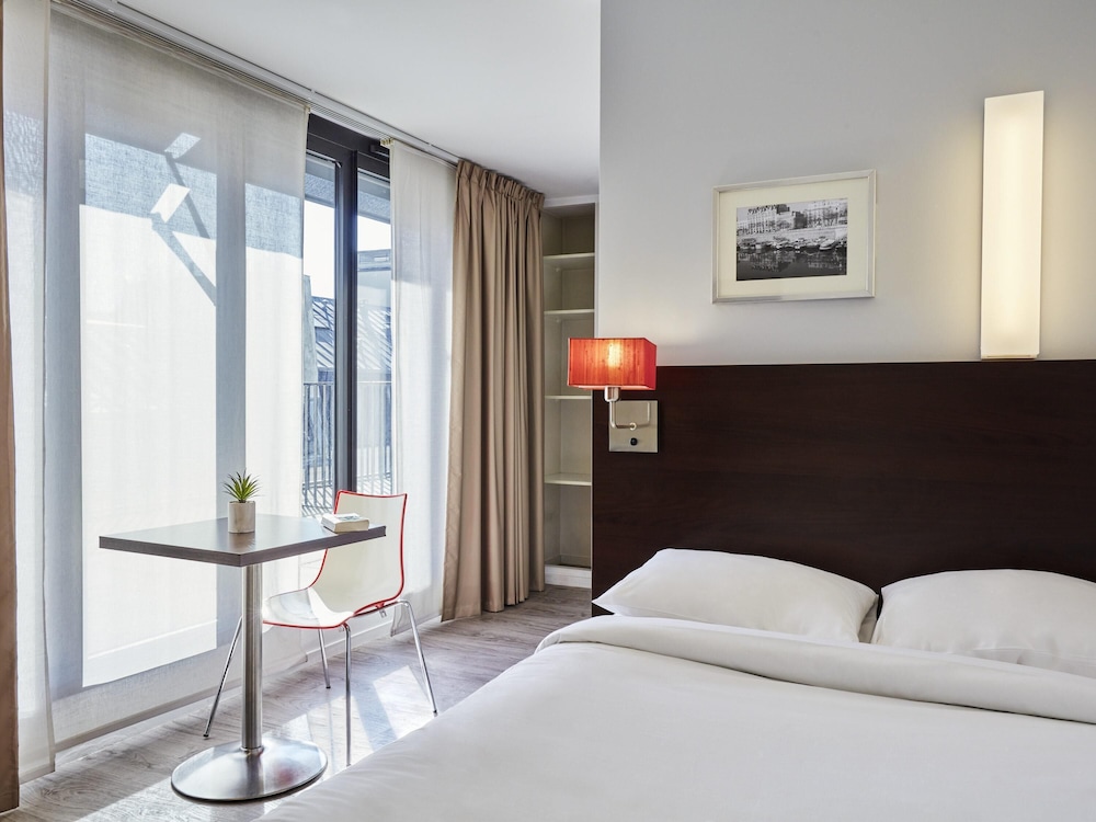 Estudio, 1 cama individual del hotel Adagio Access Paris Bastille. Foto 3