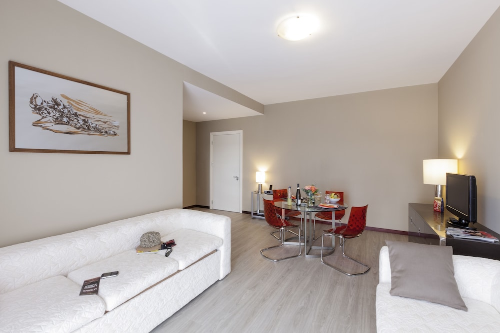 Apartamento Balcón o Terraza 1 habitación Vista ciudad Familiar del hotel Adagio Rome Vatican. Foto 6