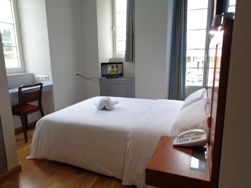 Habitación Individual del hotel Villa De Betanzos. Foto 1