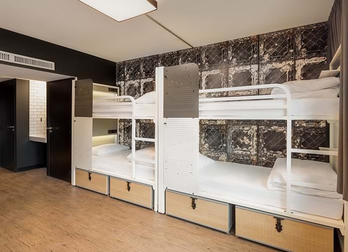 Habitación Privada de 4 camas del hotel Generator Paris