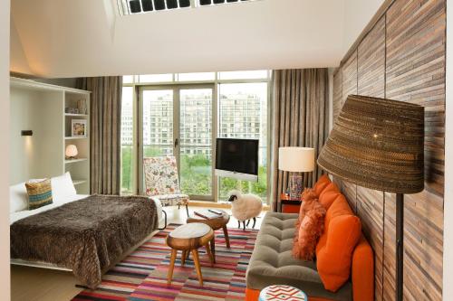 Suite Exclusiva con vistas del hotel Goralska Résidences Paris Bastille. Foto 2
