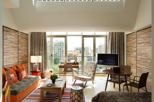 Suite Exclusiva con vistas del hotel Goralska Résidences Paris Bastille. Foto 5