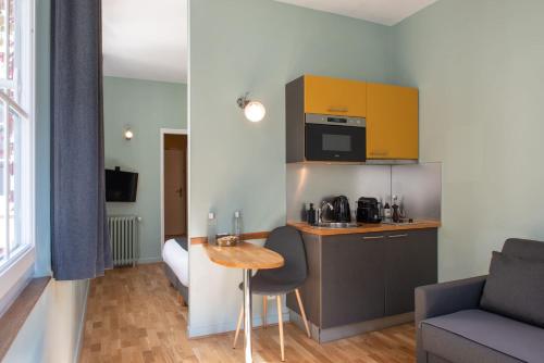 Suite de 1 dormitorio del hotel Helzear Montparnasse Suites. Foto 1
