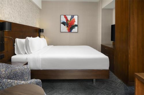 Habitación con cama extragrande. del hotel Hilton Garden Inn New York/Midtown Park Ave. Foto 1