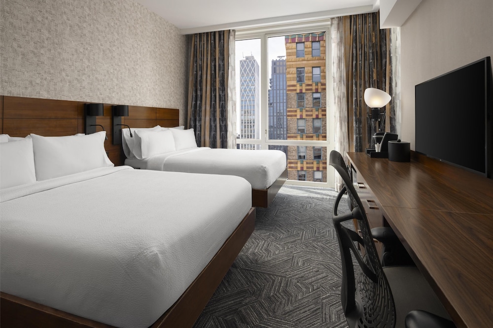 2 camas dobles del hotel Hilton Garden Inn New York/Midtown Park Ave. Foto 3