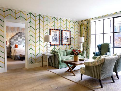 Suite de 1 dormitorio del hotel Ham Yard Hotel, Firmdale Hotels. Foto 6
