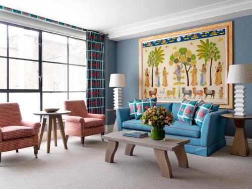 Suite Junior de lujo del hotel Ham Yard Hotel, Firmdale Hotels. Foto 5