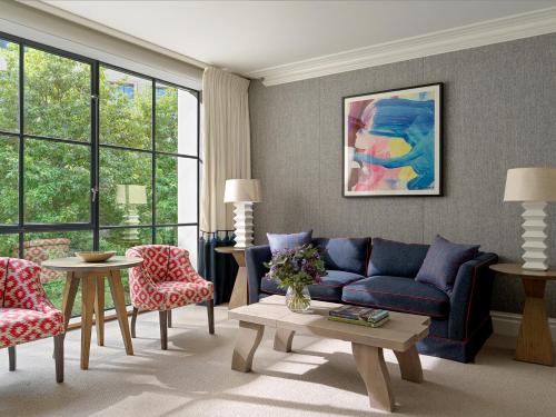 Suite Junior de lujo del hotel Ham Yard Hotel, Firmdale Hotels. Foto 5