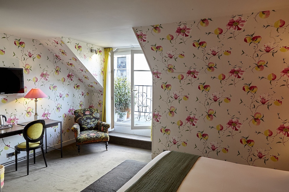Habitación Deluxe doble con balcón del hotel Du Danube Saint Germain