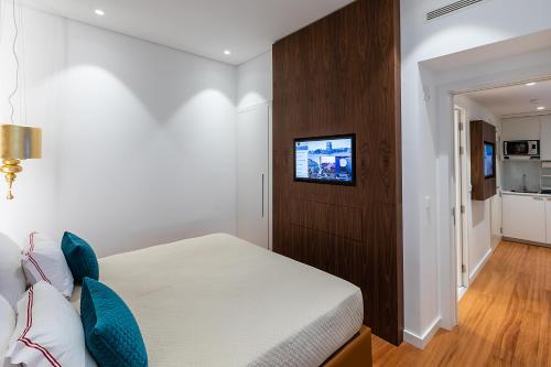Suite Junior con vistas al interior del hotel The 7