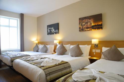 Habitación cuádruple del hotel Kings Cross Inn
