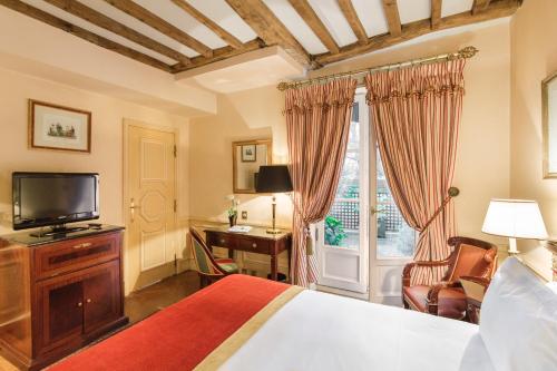 Habitación Doble con terraza del hotel Luxembourg Parc. Foto 2