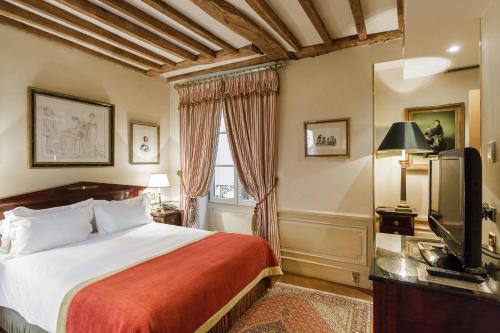 Habitación Doble con terraza del hotel Luxembourg Parc. Foto 4