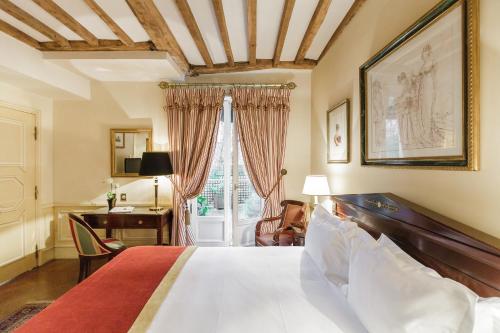 Habitación Doble con terraza del hotel Luxembourg Parc. Foto 5