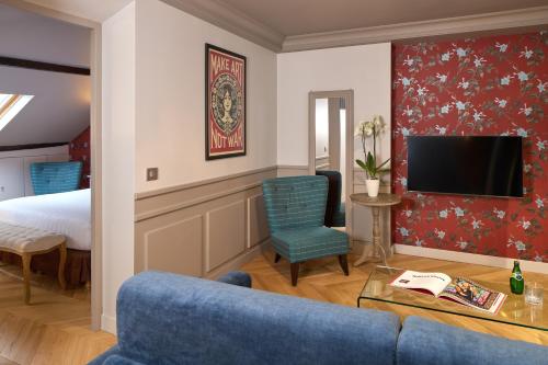 Suite Familiar del hotel Le Robinet d'Or. Foto 7