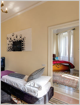 Habitación cuádruple Baño Externo Privado del hotel Rome Experience