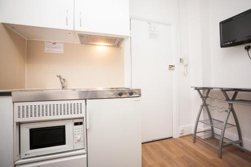 Estudio Doble Deluxe del hotel Hyde Park Talbot Square Apartments. Foto 16