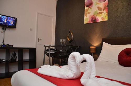 Estudio Doble Deluxe del hotel Hyde Park Talbot Square Apartments. Foto 43