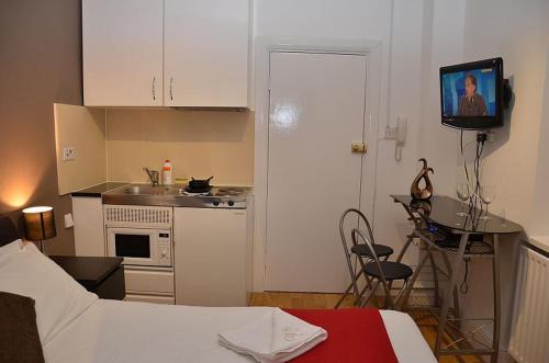 Estudio Doble Deluxe del hotel Hyde Park Talbot Square Apartments. Foto 45