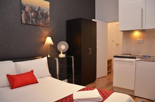 Estudio Doble Deluxe del hotel Hyde Park Talbot Square Apartments. Foto 58