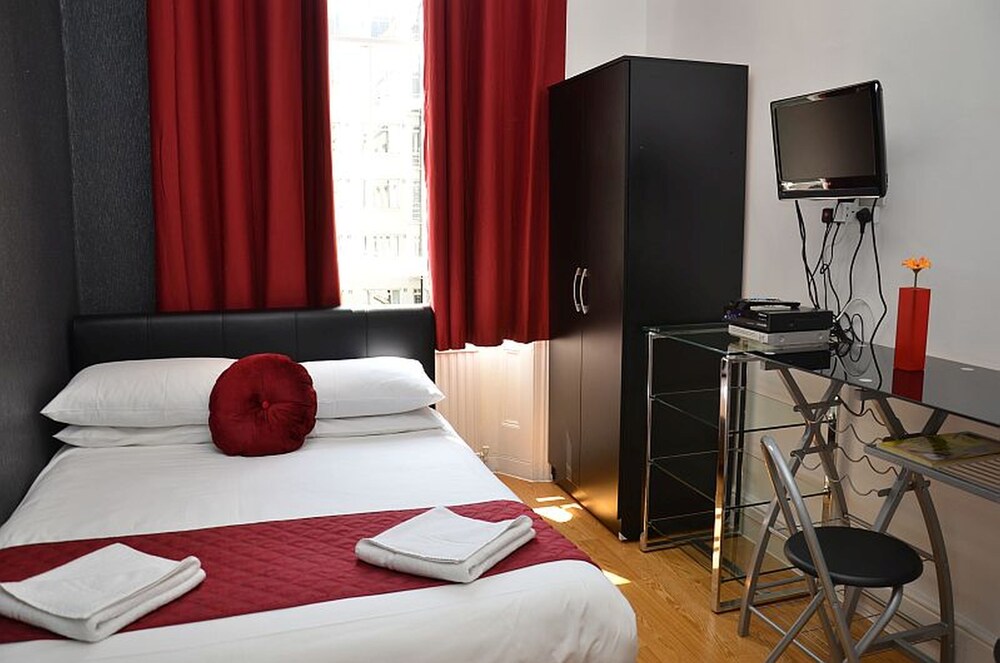 Estudio Deluxe, 1 cama doble del hotel Hyde Park Talbot Square Apartments. Foto 23