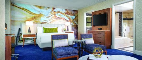 Suite Elite con cama extragrande del hotel Mandalay Bay Resort and Casino