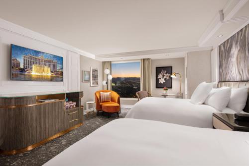 Habitación premier accesible con dos camas grandes del hotel Bellagio, a Luxury Collection Resort & Casino, Las Vegas. Foto 2