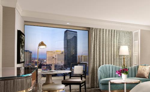 Habitación Spa con vistas al Strip - 1 cama extragrande del hotel Bellagio, a Luxury Collection Resort & Casino, Las Vegas. Foto 3